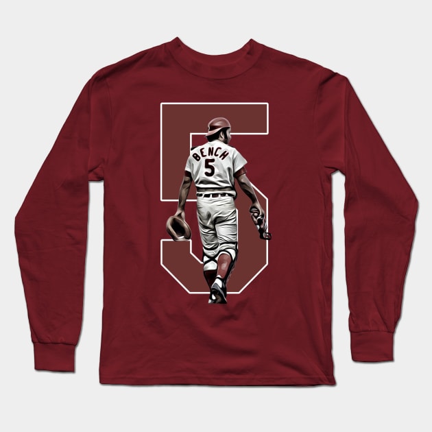 The Backstop. Long Sleeve T-Shirt by flashbackchamps